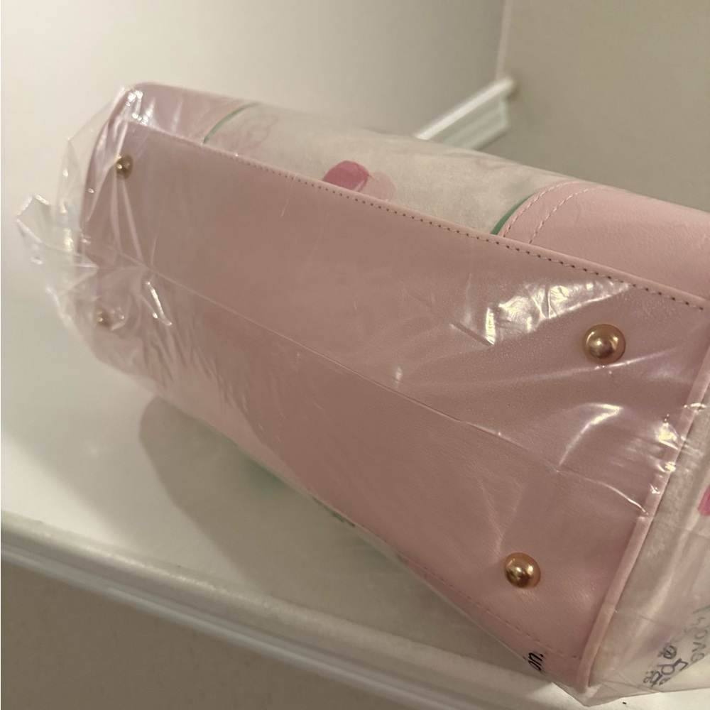Juicy Couture Daydreamer Bag Retro Cherry Gelato Print Tote w/ Coin Pouch - Picture 2 of 5